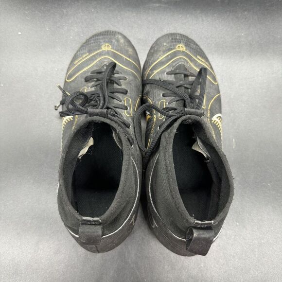 Nike SuperFly 8 Academy Black Gold Youth Size 5.5Y Soccer Turf Shoes DJ2854-007 - Picture 5 of 7